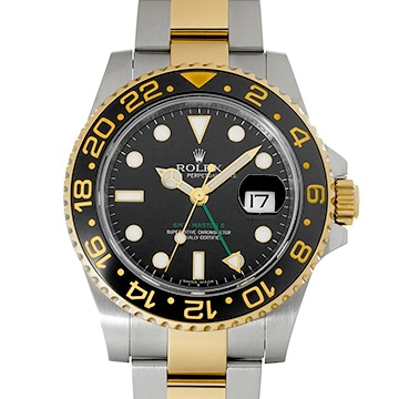 ロレックス GMTマスターII 116713LN ブラック メンズ 時計 【中古】【wristwatch】