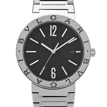 ブルガリ ブルガリ ブルガリ ソロテンポ BB41S ブラック メンズ 時計 【中古】【wristwatch】