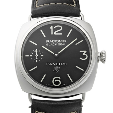 パネライ ラジオミール ブラックシール ロゴ PAM00754 ブラック メンズ 時計 【中古】【wristwatch】
