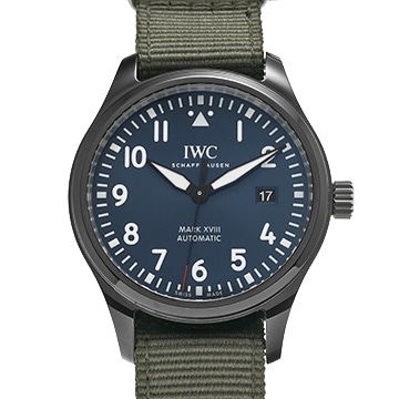 IWC パイロットウォッチ マーク XVIII IW327011 ブルー メンズ 時計 【中古】【wristwatch】
