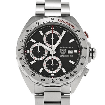 タグ ホイヤー フォーミュラ1 キャリバー16 クロノグラフ CAZ2010.BA0876 ブラック メンズ 時計 【中古】【wristwatch】