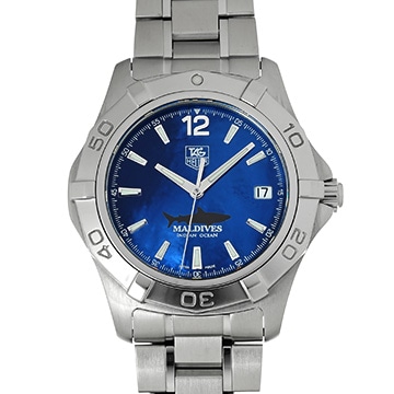 タグ ホイヤー アクアレーサー モルディブ WAF211M.BA0806 ブルーシェル メンズ 時計 【中古】【wristwatch】