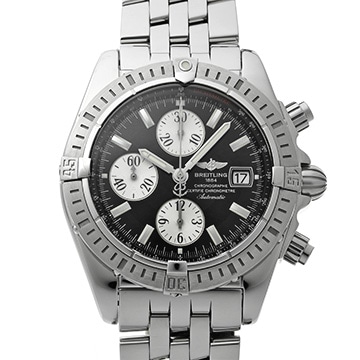 ブライトリング クロノマット A13356 ブラック/シルバー メンズ 時計 【中古】【wristwatch】