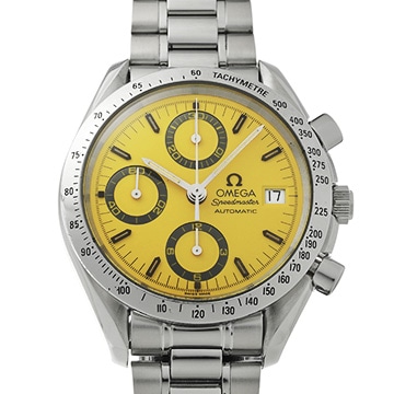 オメガ スピードマスター デイト ミハエル・シューマッハ 1st 3511.12 イエロー メンズ 時計 【中古】【wristwatch】