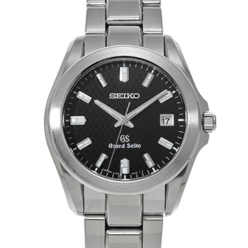 グランドセイコー クォーツ SBGF021 ブラック メンズ 時計 【中古】【wristwatch】