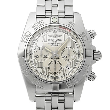 ブライトリング クロノマット 44 A011G76PA シルバー メンズ 時計 【中古】【wristwatch】