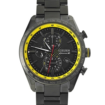 シチズン アテッサ NISSAN FAIRLADY Z コラボレーションモデル AT8185-89E ブラック メンズ 時計 【中古】【wristwatch】