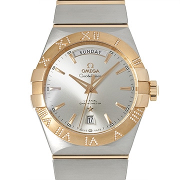 オメガ コンステレーション デイデイト 123.25.38.22.02.001 シルバー メンズ 時計 【中古】【wristwatch】