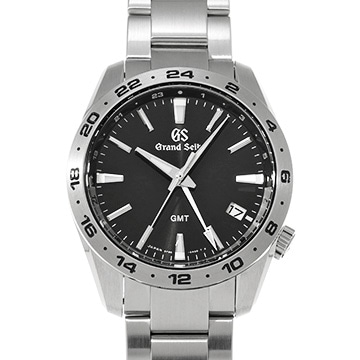 グランドセイコー スポーツコレクション クォーツ GMT SBGN027 ブラック メンズ 時計 【中古】【wristwatch】