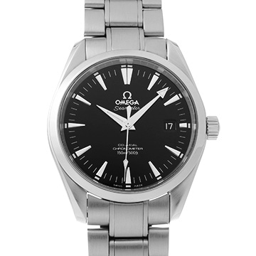 オメガ シーマスター アクアテラ コーアクシャル クロノメーター 2503.50 ブラック メンズ 時計 【中古】【wristwatch】