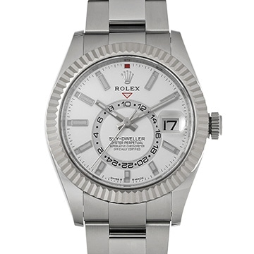 ロレックス スカイドゥエラー 336934 ホワイト メンズ 時計 【中古】【wristwatch】