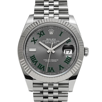 ロレックス デイトジャスト 41 126334 スレート メンズ 時計 【中古】【wristwatch】