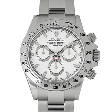 ロレックス コスモグラフ デイトナ 116520 ホワイト メンズ 時計 【中古】【wristwatch】