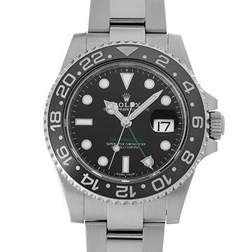 ロレックス GMTマスターII 116710LN ブラック メンズ 時計 【中古】【wristwatch】