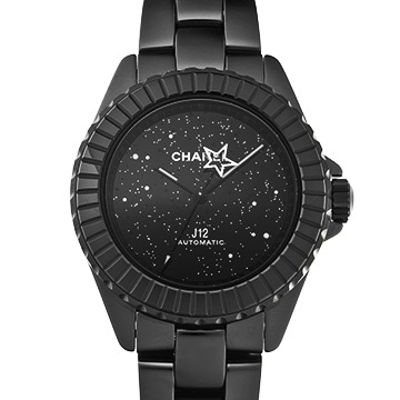 シャネル J12 38MM インターステラー H7989 ブラックラッカー メンズ 時計 【中古】【wristwatch】