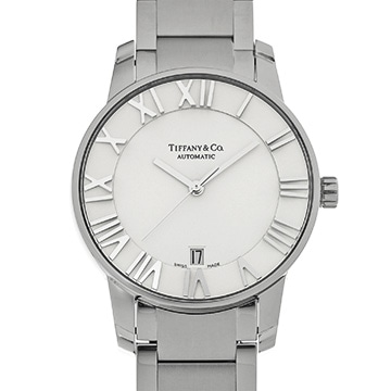 ティファニー アトラス ドーム Z1800.68.10A21A00A ホワイト メンズ 時計 【中古】【wristwatch】