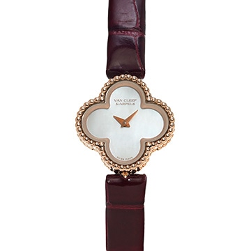 ヴァン クリーフ&アーペル スウィート アルハンブラ VCAR08SF00 ホワイトシェル レディース 時計 【中古】【wristwatch】