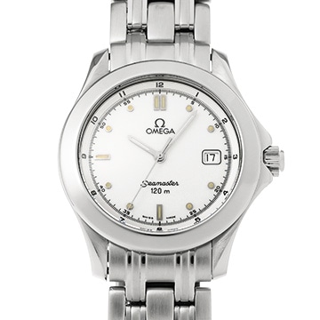 オメガ シーマスター 120 2511.20 ホワイト メンズ 時計 【中古】【wristwatch】