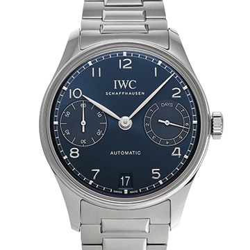 IWC ポルトギーゼ オートマティック 42 IW501704 ブルー メンズ 時計 【中古】【wristwatch】