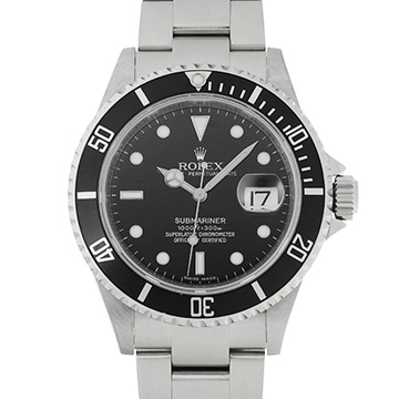 ロレックス サブマリーナ デイト 16610 ブラック メンズ 時計 【中古】【wristwatch】