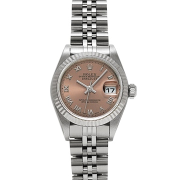 ロレックス デイトジャスト 79174 ピンク レディース 時計 【中古】【wristwatch】