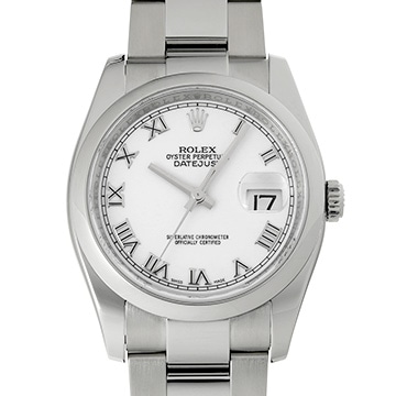 ロレックス デイトジャスト 116200 ホワイト メンズ 時計 【中古】【wristwatch】