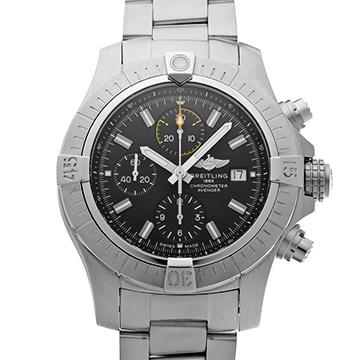 ブライトリング アベンジャー クロノグラフ 45 A13317101B1A1 ブラック メンズ 時計 【中古】【wristwatch】