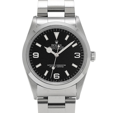ロレックス エクスプローラー 14270 ブラック メンズ 時計 【中古】【wristwatch】