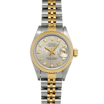 ロレックス デイトジャスト 26 69173G グレーコンピュータ/ダイヤモンド レディース 時計 【中古】【wristwatch】