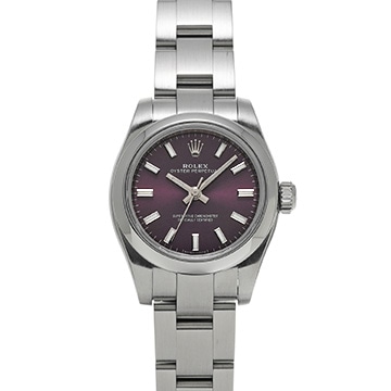 ロレックス オイスターパーペチュアル 176200 レッドグレープ レディース 時計 【中古】【wristwatch】