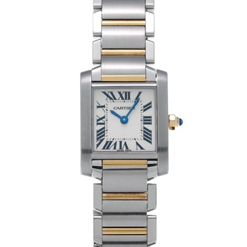 カルティエ タンク フランセーズ SM W51007Q4 シルバー レディース 時計 【中古】【wristwatch】
