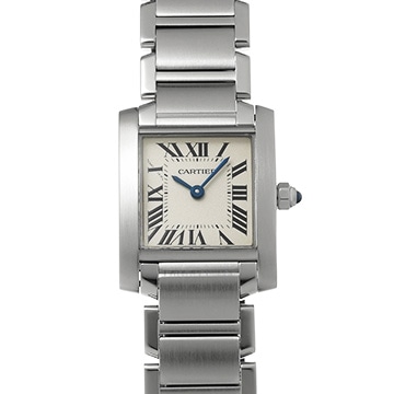 カルティエ タンクフランセーズ SM　 W51008Q3 シルバー レディース 時計 【中古】【wristwatch】