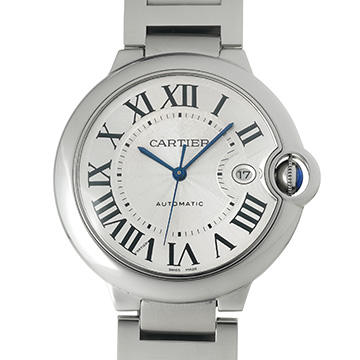 カルティエ バロンブルー W69012Z4 シルバー メンズ 時計 【中古】【wristwatch】