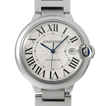 カルティエ バロンブルー  W69012Z4 シルバー メンズ 時計 【中古】【wristwatch】