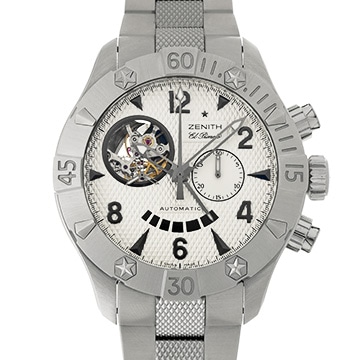 ゼニス デファイ クラシック オープン 03.0526.4021/01.M526 シルバー メンズ 時計 【中古】【wristwatch】