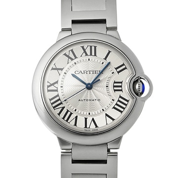 カルティエ バロンブルー ドゥ カルティエ 36mm W6920046 シルバー ユニセックス 時計 【中古】【wristwatch】