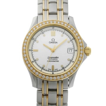 オメガ シーマスター 120 2305.20 ホワイト レディース 時計 【中古】【wristwatch】