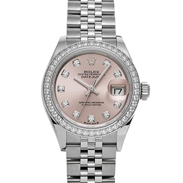 ロレックス レディ デイトジャスト 28 279384RBR ピンク/ダイヤモンド レディース 時計 【新品】【wristwatch】