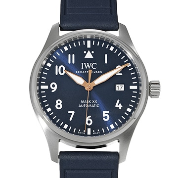 IWC パイロットウォッチ マーク XX プティ・プランス IW328221 ブルー メンズ 時計 【中古】【wristwatch】