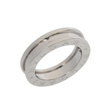 ブルガリ B.ZERO1 リング XS #48 シルバー K18ホワイトゴールド WG レディース ジュエリー 【中古】【jewelry】