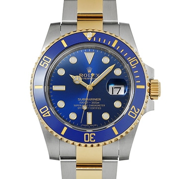 ロレックス サブマリーナ デイト 116613LB ブルー メンズ 時計 【中古】【wristwatch】