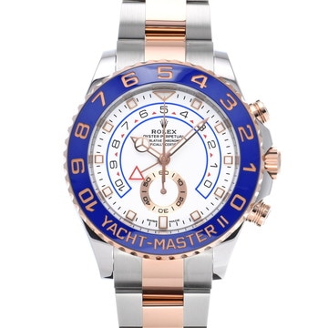 ロレックス ヨットマスターII 116681 ホワイト メンズ 時計 【中古】【wristwatch】