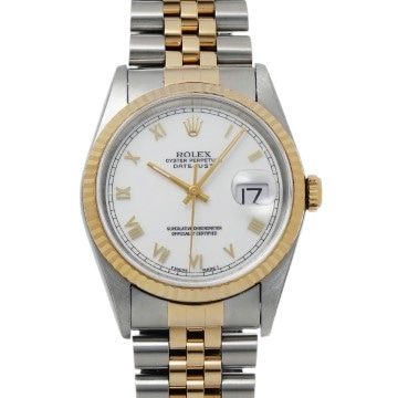 ロレックス デイトジャスト 16233 ホワイト メンズ 時計 【中古】【wristwatch】