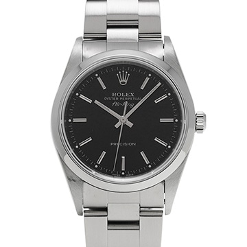 ロレックス エアキング 14000 ブラック ユニセックス 時計 【中古】【wristwatch】