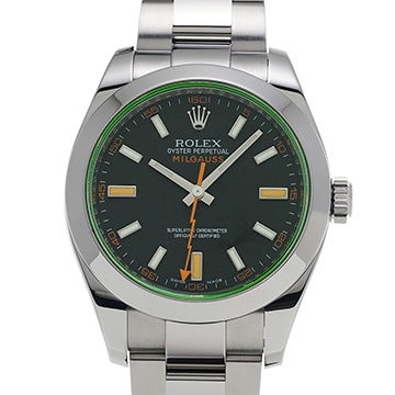 ロレックス ミルガウス 116400GV ブラック メンズ 時計 【中古】【wristwatch】
