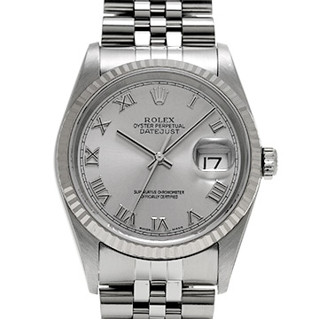 ロレックス デイトジャスト 16234 グレー メンズ 時計 【中古】【wristwatch】