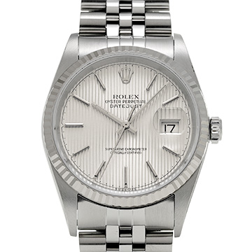 ロレックス デイトジャスト 16234 シルバータペストリー メンズ 時計 【中古】【wristwatch】