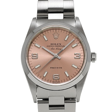 ロレックス エアキング 14000M ピンク メンズ 時計 【中古】【wristwatch】
