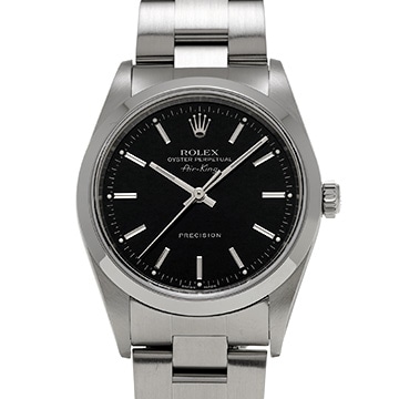 ロレックス エアキング 14000M ブラック メンズ 時計 【中古】【wristwatch】