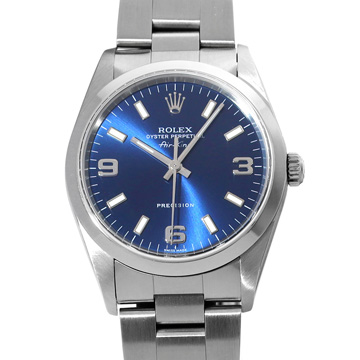 ロレックス エアキング 14000 ブルー メンズ 時計 【中古】【wristwatch】